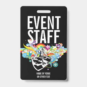 Event Staff Ideal For Concerts or Other Events ID Badge