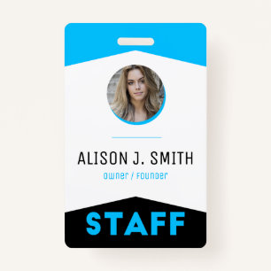 Event Staff Modern Badge ID Badge