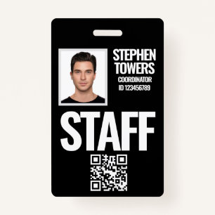 Event Staff Personal Photo ID ID Badge
