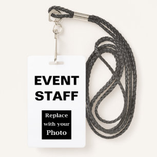 Event Staff Photo ID Badges