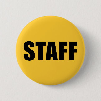 Event Staff Security Crew Gear 6 Cm Round Badge