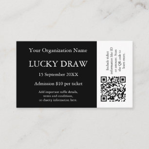 Event Tickets Personalised QR Code Design