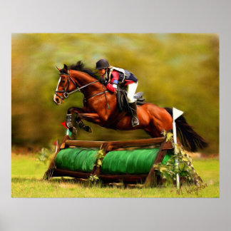 Eventer - Horse Art Poster