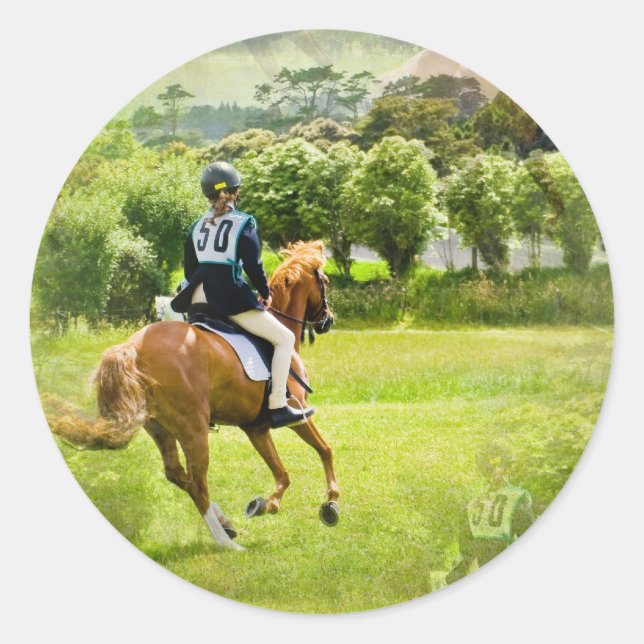 Eventing Horse Stickers (Front)