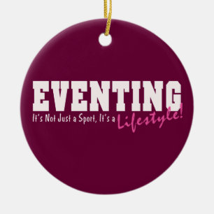 Eventing Lifestyle Ceramic Ornament