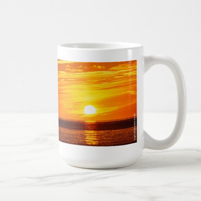 "Events Don't Control..." Inspiration Quote Mug (Right)