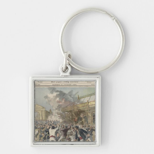 Events in Bordeaux Key Ring (Front)