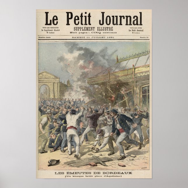 Events in Bordeaux Poster (Front)