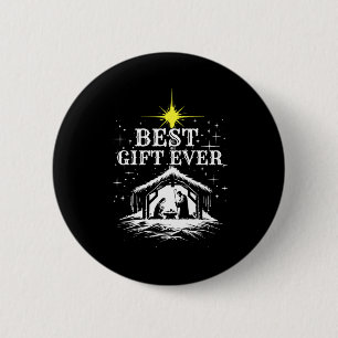 Ever Christmas Cool Jesus Nativity Scene Christian 6 Cm Round Badge