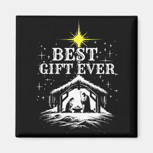 Ever Christmas Cool Jesus Nativity Scene Christian Magnet