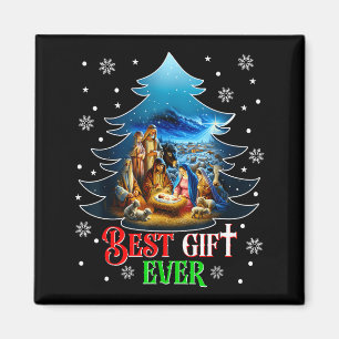 Ever Christmas Jesus Nativity Scene Merry Christma Magnet