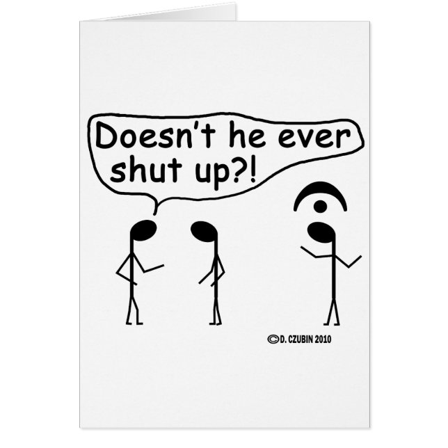 Ever Shut Up? (Front)
