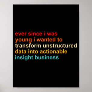 Ever Since I Was Young I Wanted Transform Unstruct Poster