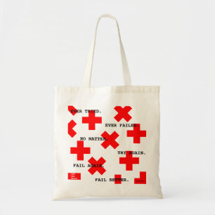 Ever tried, ever failed theatre quote tote bag