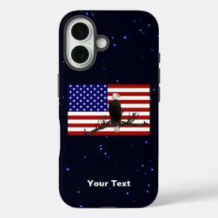 Ever Vigilant Bald Eagle iPhone 16 Case