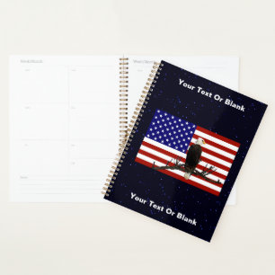 Ever Vigilant Bald Eagle Planner