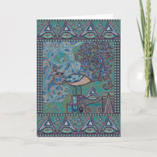 Ever Watchful Guardian (Painting) Note Card