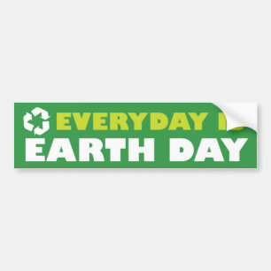 Everday is Earth Day bumper sticker