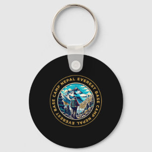 Everest Base Camp Nepal Mountain Everest View Hiki Key Ring