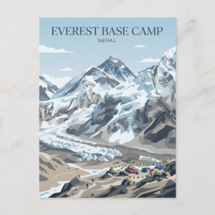 Everest Base Camp Nepal Postcard