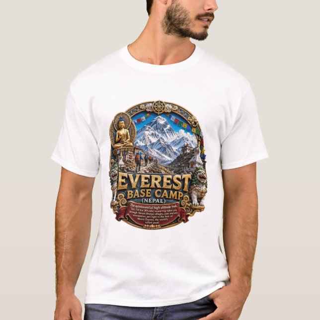EVEREST BASE CAMP NEPAL T-Shirt (Front)