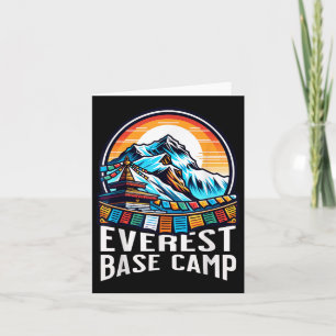 Everest Base Camp Prayer Flags Nepali Himalayan Hi Card