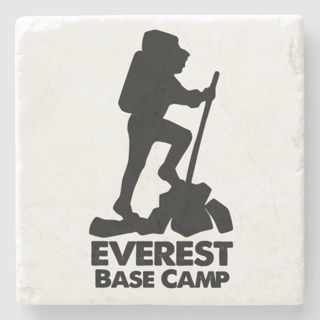 Everest Base Camp Stone Coaster (Front)