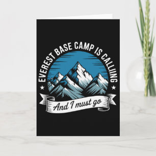 Everest Byse Camp, Outdoor Snow Mountain Adventure Card