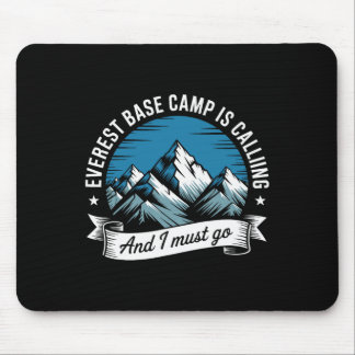 Everest Byse Camp, Outdoor Snow Mountain Adventure Mouse Pad