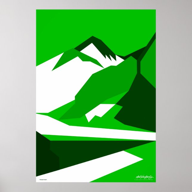 Everest Green - Art Gallery Selection Poster (Front)