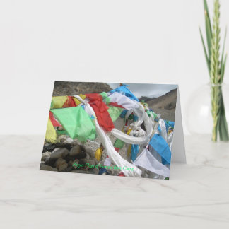Everest Prayer Flags Greeting Card