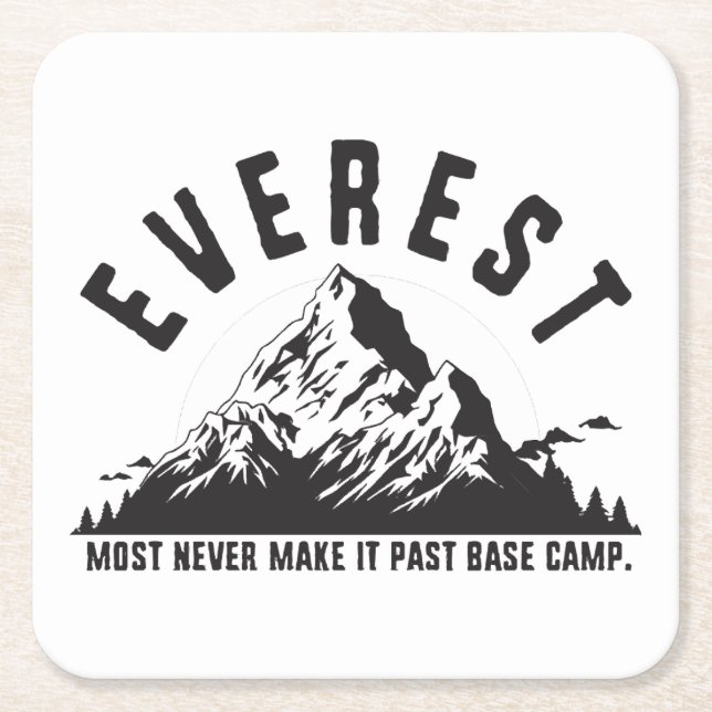 Everest Square Paper Coaster (Front)