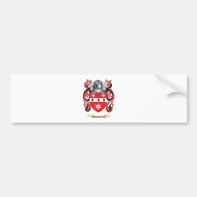 Everett Coat of Arms Bumper Sticker (Front)