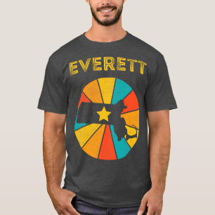 Everett Massachusetts Vintage Distressed Souvenir T-Shirt