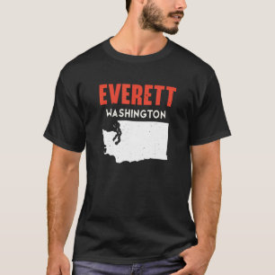 Everett Washington USA State America Travel Washin T-Shirt