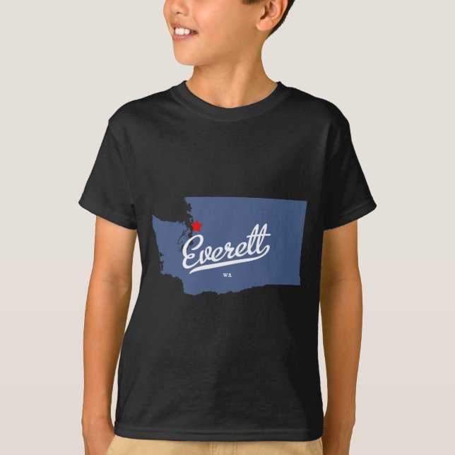 Everett Washington WA Shirt (Front)