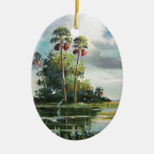 Everglades Art Ceramic Tree Decoration