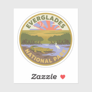 Everglades Florida Retro National Park
