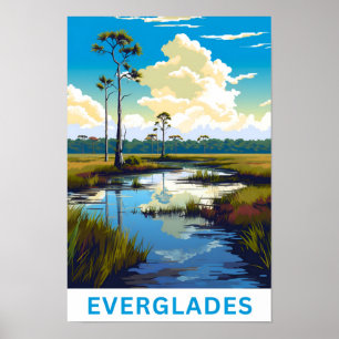 Everglades Florida Travel Print