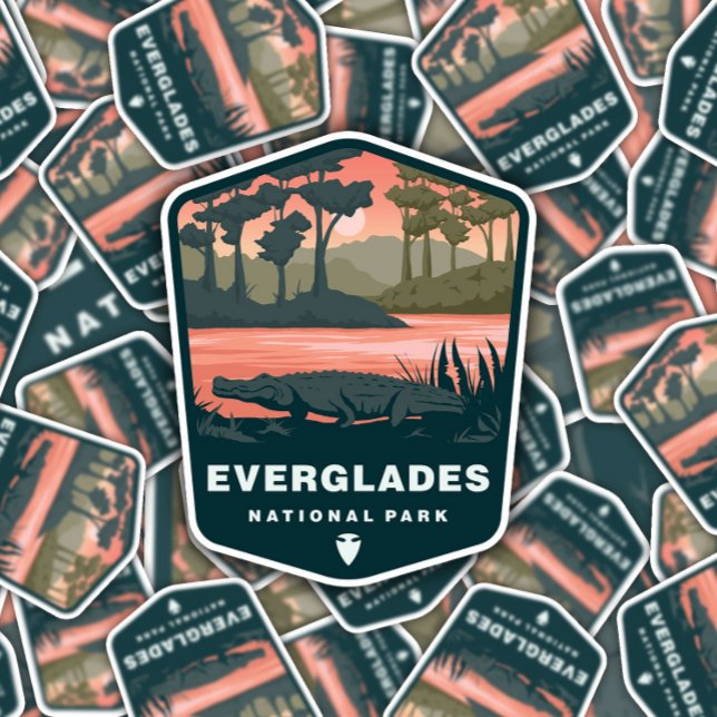 Everglades National Park Florida | Die-Cut Sticker (Creator Uploaded)