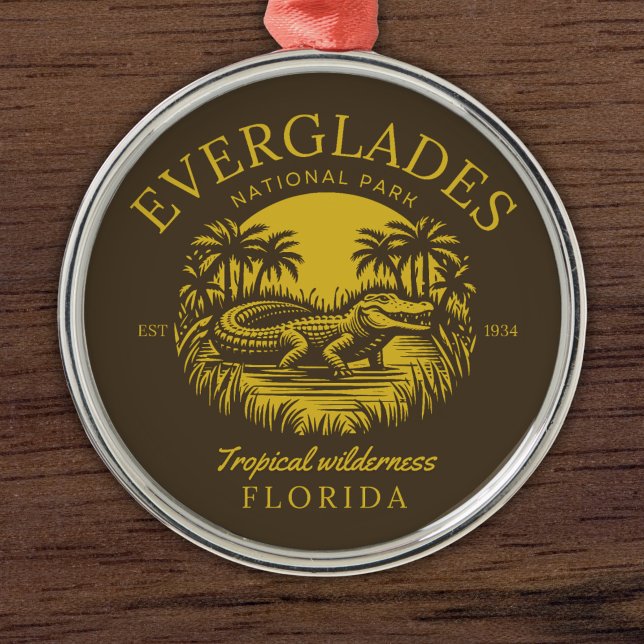 Everglades National Park Florida  Metal Ornament (Creator Uploaded)