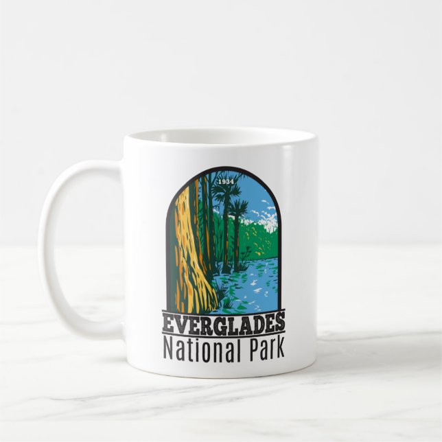 Everglades National Park Florida Vintage Coffee Mug (Left)