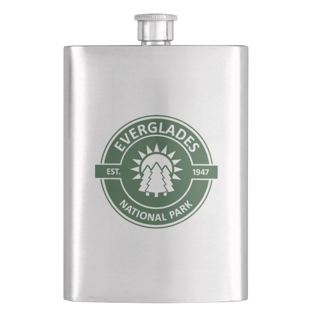 Everglades National Park Hip Flask (Front)