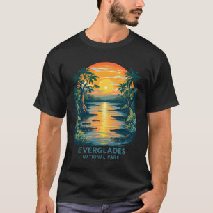 Everglades National Park - Sunset with Alligators T-Shirt