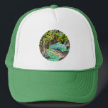 Everglades National Park Watercolor Trucker Hat<br><div class="desc">Check out this awesome watercolor illustration of Everglades National Park and get ready for some adventures! Check out my shop for more designs too!</div>