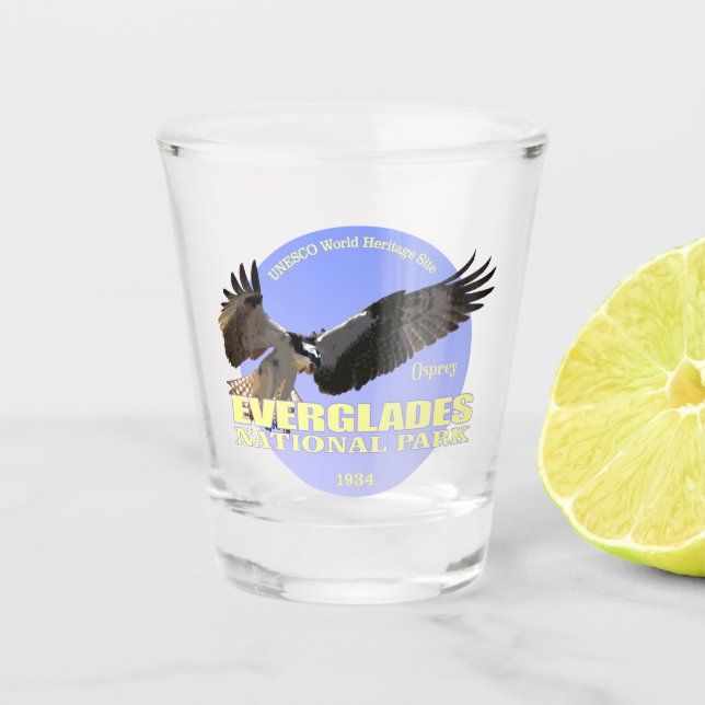 Everglades NP (Osprey) WT Shot Glass (Front)