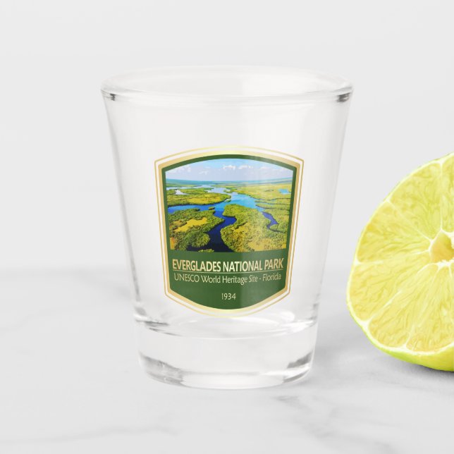 Everglades NP (PF1) Shot Glass (Front)