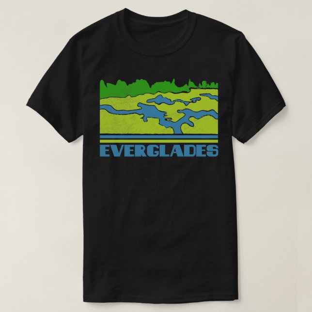 Everglades  US National Park Gift Everglades Natio T-Shirt (Design Front)