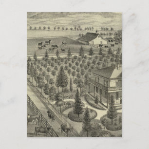 Evergreen Ave Farm Postcard