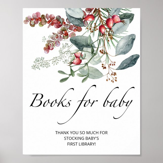 Evergreen baby shower books for baby  poster (Front)